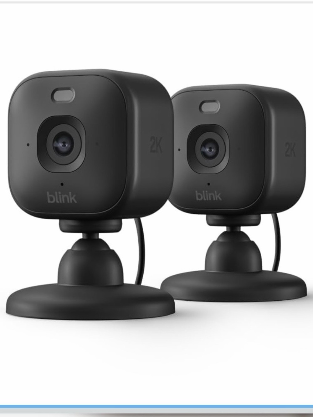 Blink Mini 2K+ – Set of 2 Security Cameras – Excellent Condition